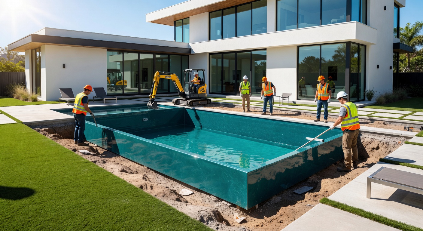 Pool project consultation and installation planning
